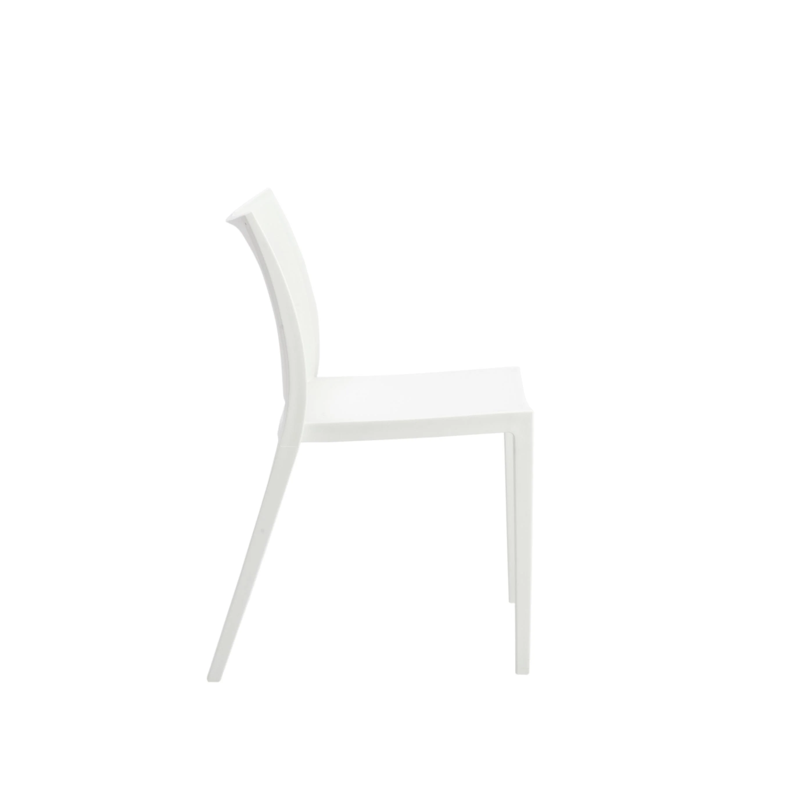White Stackable Indoor/Outdoor Guest or Conference Chairs (set of 2) - Image 3