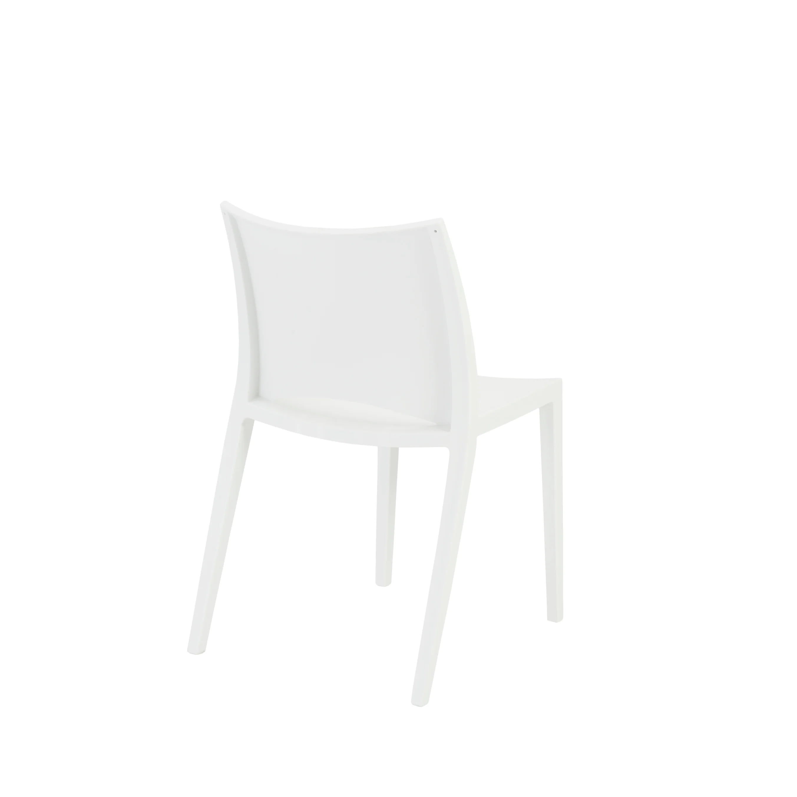 White Stackable Indoor/Outdoor Guest or Conference Chairs (set of 2) - Image 4